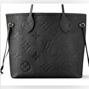 Lv Black Monogram Shoulder Bag